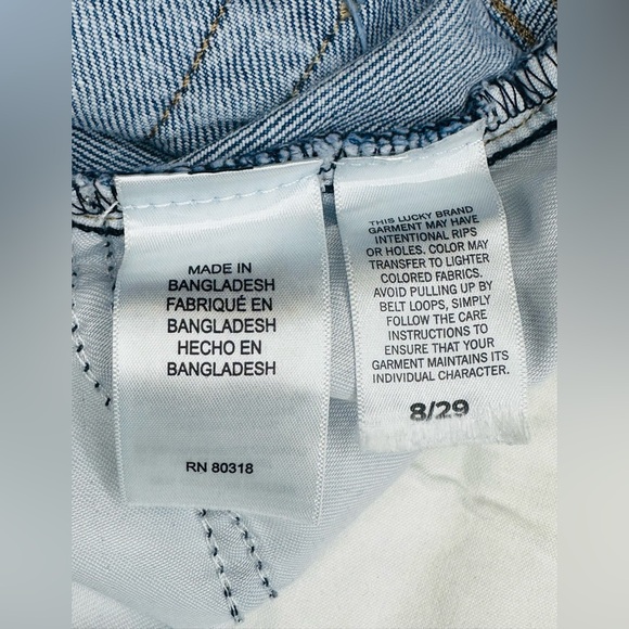 Lucky Brand Blue Denim Jeans Sz 8 - Picture 12 of 13